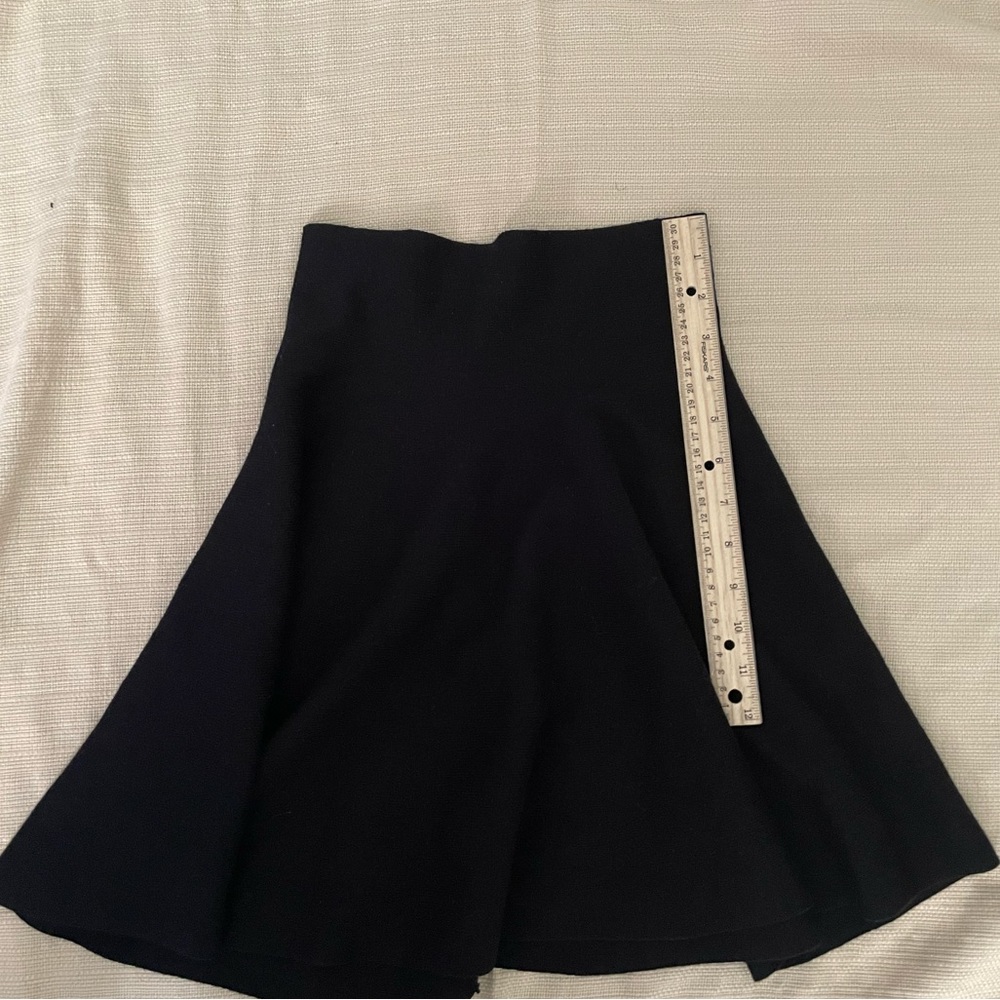 Black skirt from shein compared to a 12 inch ruler!